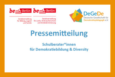 Pressemitteilung: Fit gemacht für die gesellschaftlichen Herausforderungen in der Berliner Schule