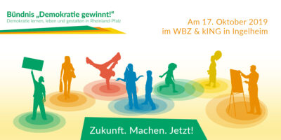 Einladung zum 14. Demokratie-Tag in Rheinland-Pfalz: die Anmeldung ist noch möglich!