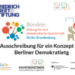 Planung, Durchführung und Dokumentation des Demokratietages Berlin 2022 – Ausschreibung
